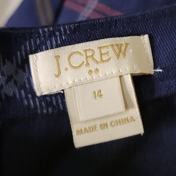 J Crew Women's Relaxed Printed Pocket Dress - Size (14) - Excellent Condition - Picture 9 of 10